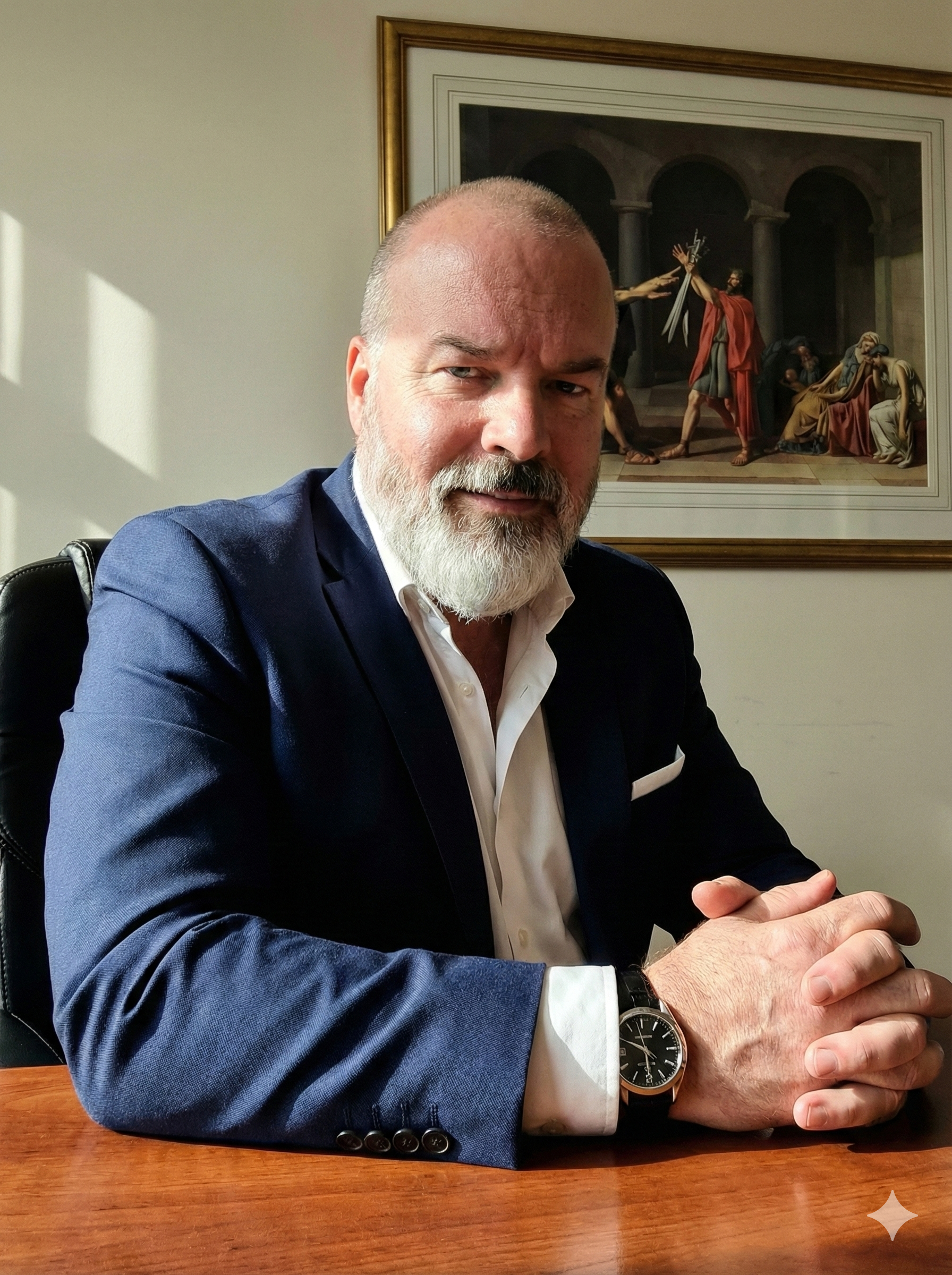 Christopher J Lyons in a professional setting